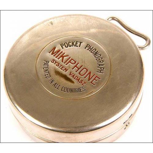 Mikiphone pocket or travel gramophone. 1924