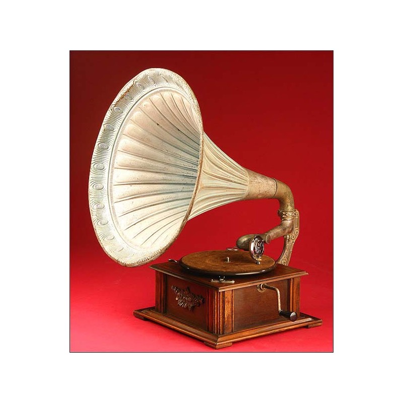 Parlophone horn gramophone, Motor Thorens, Year 1912-1915