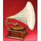 Parlophone horn gramophone, Motor Thorens, Year 1912-1915