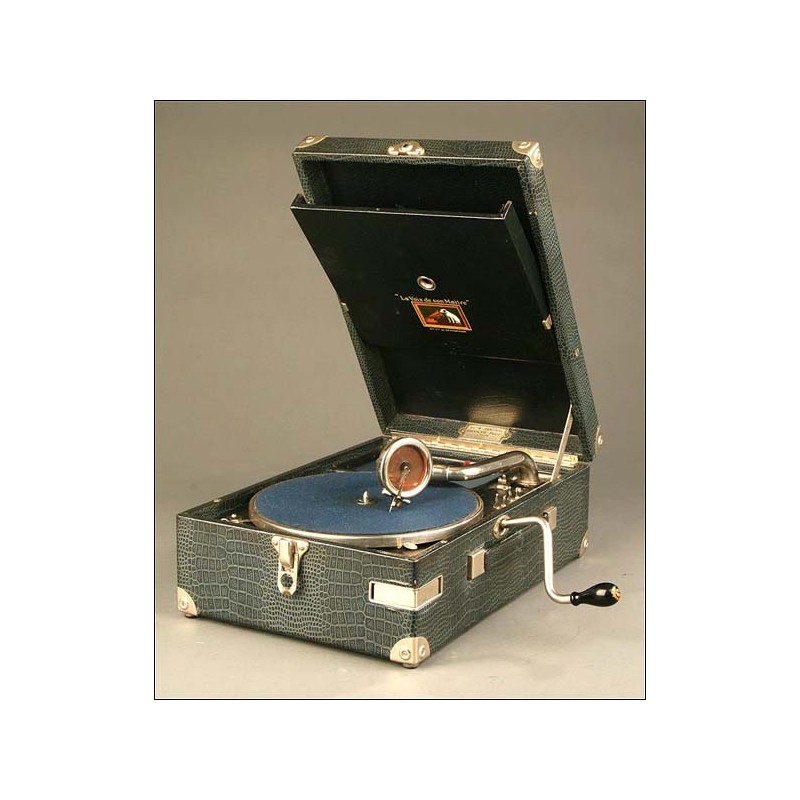 Suitcase Gramophone, His Master's Voice, Mod. 102, 1930s.