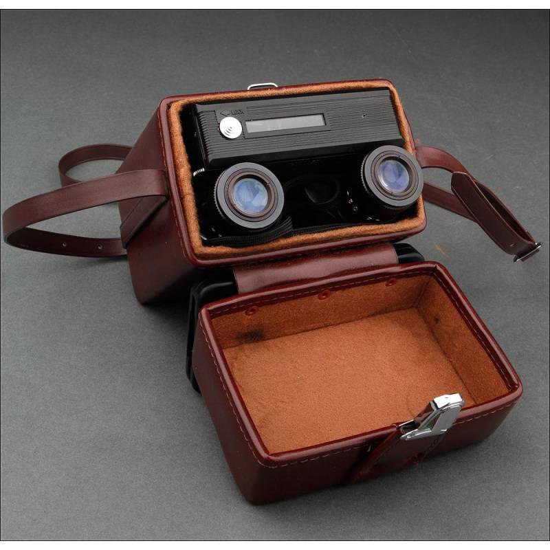 Leather cassette selling player or camera case