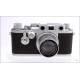 Cámara Leica IIIf en Estuche Original con Accesorios. Año 1954, en Perfectas Condiciones y Funcionando