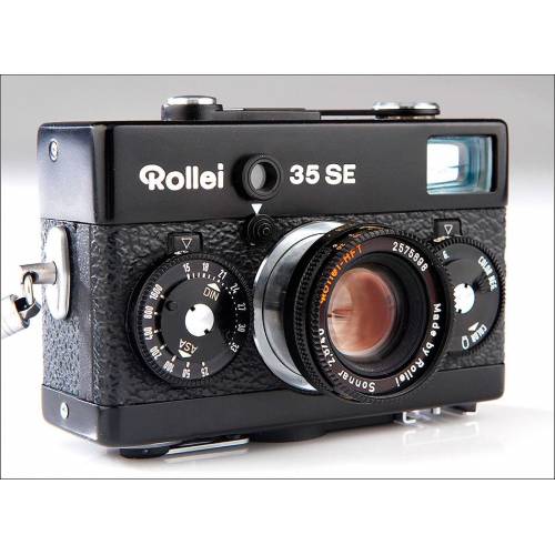 Cámara Rollei 35 SE en Excelente Estado de Conservación y Funcionamiento. Fabricada en los Años 80