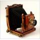 Very nice Beck Bellows Camera in very good condition. England, Circa 1890