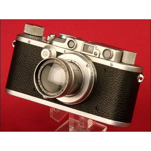 Espléndida Cámara Marca Leica Modelo III a. ca. 1936.