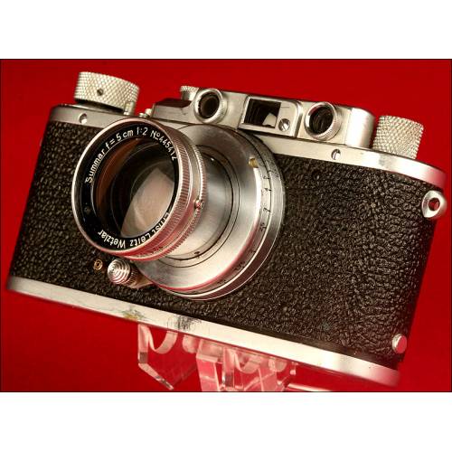 Fantastic Leica IIIa Camera. Germany, 1938.