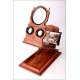 Antique Mahogany Mantel Stereoscope in Excellent Condition. France, Circa 1900