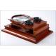 Antique Mahogany Mantel Stereoscope in Excellent Condition. France, Circa 1900