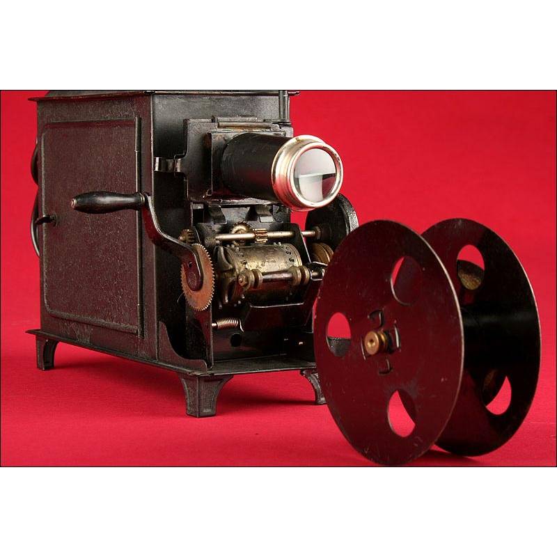 Charming 1920's Bing Household Projector for 35mm Film. Working