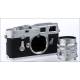 Leica M3 Camera with Summarit M 50 / 1.5 Lens. Years 50 and Photometer. Very Well Preserved