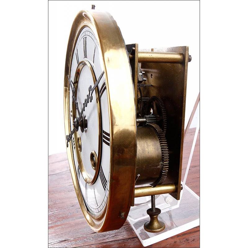 Antiguo reloj de pared Alfonsino de GUSTAV BECKER de origen alemán