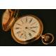 Saboneta Pocket Watch, Switzerland, Gold 14K, Year 1880