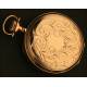 Elgin Pocket Watch Saboneta, USA, Solid Gold, Year 1911