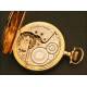 Elgin Pocket Watch Saboneta, USA, Solid Gold, Year 1911