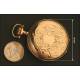 Elgin Pocket Watch Saboneta, USA, Solid Gold, Year 1911