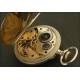 Lepine 24 hour Pocket Watch, Switzerland, Year 1900. Rarity