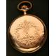 RARE Gold Pocket Watch with DOUBLE Rosette. 1900