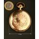 RARE Gold Pocket Watch with DOUBLE Rosette. 1900