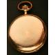 RARO Reloj de Bolsillo en Oro con Rosetón DOBLE. 1900