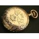 American Waltham Pocket Watch, Saboneta, 14K Solid Gold, 1896