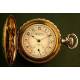 American Waltham Pocket Watch, Saboneta, 14K Solid Gold, 1896