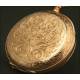 Swiss Sabonet Pocket Watch, Solid Gold, year 1872-1902