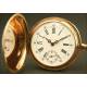 Swiss Sabonet Pocket Watch, Solid Gold, year 1872-1902