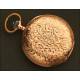 Saboneta Pocket Watch, Swiss, Solid Gold, Circa 1900