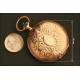 Saboneta Pocket Watch, Swiss, Solid Gold, Circa 1900