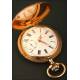 Beautiful Modernist Style and Period Pocket Watch in Solid Gold. 1893-1910