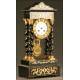 Portico Mantel Clock with chime, France, 1855.