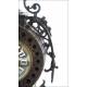 Impressive Pendulum Clock with Pair of Candelabra. France, 19th Century