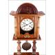 Antique mantel and wall clock in perfect working order. Germany, 1900