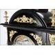 Spectacular Ebony and Bronze Bracket Clock with Triple Sounder. England, XIX Century