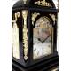 Spectacular Ebony and Bronze Bracket Clock with Triple Sounder. England, XIX Century