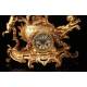 Spectacular Sculptural mantel clock in very good condition. France, XIX Century