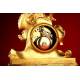 Decorative Mantel Clock in Gilded Bronze. Second half s. XIX.