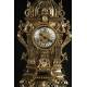 Clock with Candlesticks, S. XIX