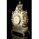 French Bronze Clock, S. XIX