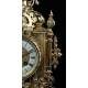 French Bronze Clock, S. XIX