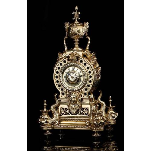 Bronze Clock, 19th Century