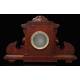 Magnificent Hand Carved Mantel Clock with Boulle Decoration. France, Circa 1890