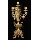 Antique Mantel Clock and Candlestick Set. France, 1900