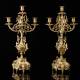 Aristocratic Antique Mantel Clock and Candelabra Pair Set. France, 19th Century