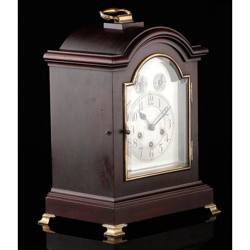 Elegant Junghans Mantel Clock with Westminster Sounder. Germany 1900