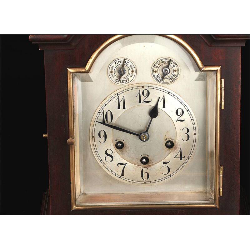 Elegant Junghans Mantel Clock with Westminster Sounder. Germany 1900