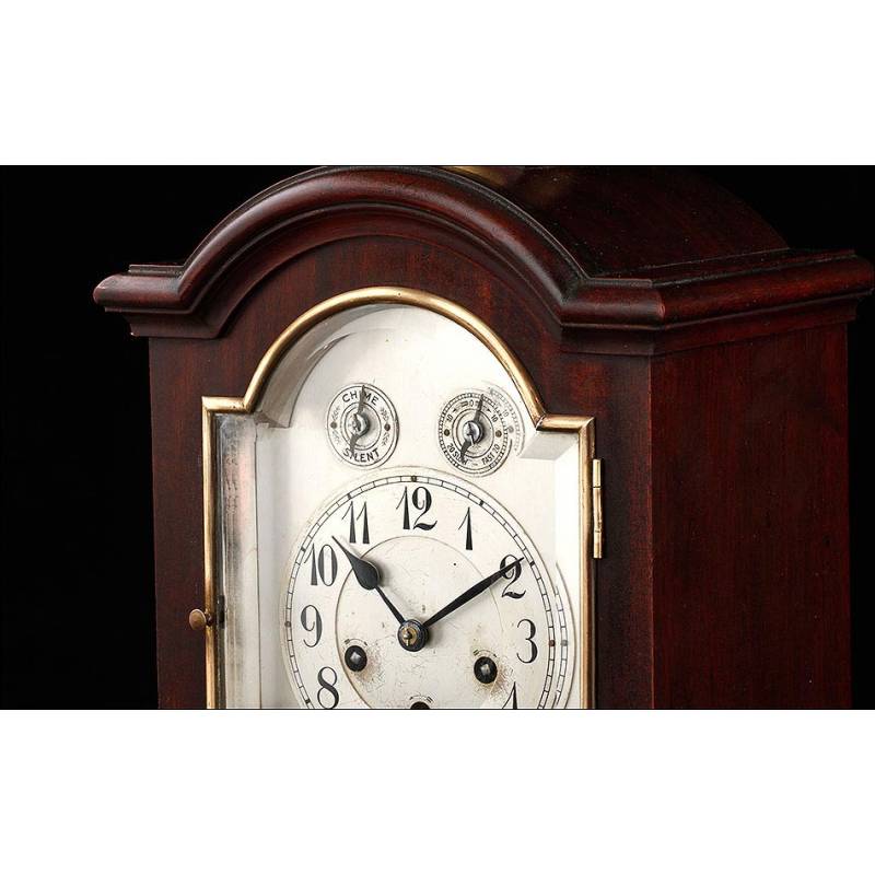 Elegant Junghans Mantel Clock with Westminster Sounder. Germany 1900