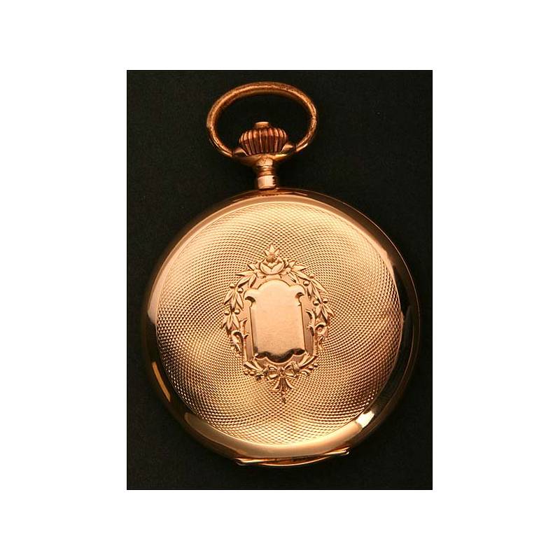 Solid gold pocket best sale watch