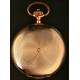 Solid Gold Pocket Watch of the Union Horlogere. Switzerland, 1900