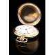 Gold Plated Pocket Watch. Mid 20th Century. Very Well Preserved